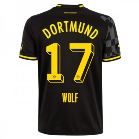 Fotbalové dres BVB Borussia Dortmund Wolf 17 Venkovní 2022-23 Krátký Rukáv